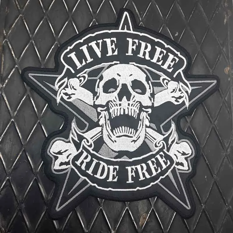 Live Free Ride Free Büyük Boy